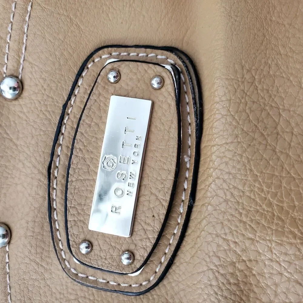 Brown Rossetti Leather Vinyl Purse With Wallet EUC